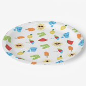 Einfach Sommer Pappteller (Schrägansicht)