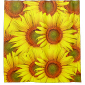 Einfach Sonnenblumen Duschvorhang (Vorderseite)