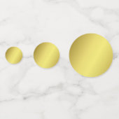 Einfach Spaß, hell und elegant Gold Confetti Konfetti (Vorderseiten)