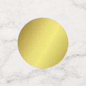 Einfach Spaß, hell und elegant Gold Confetti Konfetti (Klein Vorderseite)