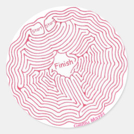 Einfach Spider Web Maze Sticker