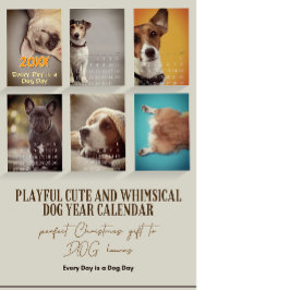 Einfach spielbar Niedlich und schwindlig Hundejahr Kalender