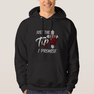 Einfach Spitze Versprechen Halloween Bluthand Kreu Hoodie
