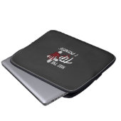 Einfach Spitze Versprechen Halloween Bluthand Kreu Laptopschutzhülle (Vorne Knopf)