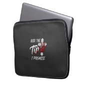 Einfach Spitze Versprechen Halloween Bluthand Kreu Laptopschutzhülle (Vorderseite Links)