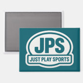 Einfach Sport spielen Magnet (Vorderseite/Rückseite)