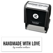 Einfach stilvoll Handmade mit Liebe Permastempel (Beispiel)