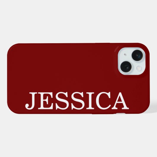 EINFACH STILVOLL INDIVIDUELL ANGEPASSTER NAME MODE iPhone HÜLLE (Rückseite (Horizontal))
