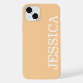EINFACH STILVOLL INDIVIDUELL ANGEPASSTER NAME MODE iPhone HÜLLE (Rückseite)