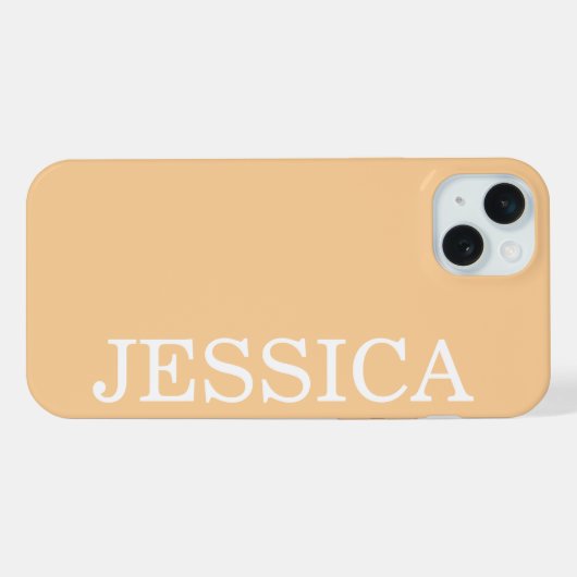 EINFACH STILVOLL INDIVIDUELL ANGEPASSTER NAME MODE iPhone HÜLLE (Rückseite (Horizontal))