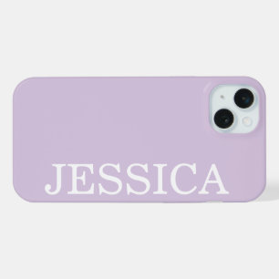 EINFACH STILVOLL INDIVIDUELL ANGEPASSTER NAME MODE iPhone 15 PLUS HÜLLE