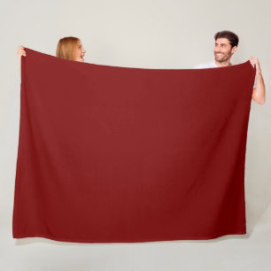 EINFACH STILVOLL MODERN MINIMAL KLASSE DUNKELROT FLEECEDECKE