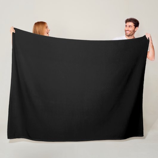 EINFACH STILVOLL MODERN MINIMAL KLASSE SCHWARZE FA FLEECEDECKE (Beispiel)