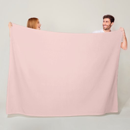 EINFACH STILVOLL MODERN MINIMAL KLASSISCH BLAßROSA FLEECEDECKE (Beispiel)