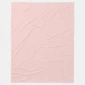EINFACH STILVOLL MODERN MINIMAL KLASSISCH BLAßROSA FLEECEDECKE (Vorderseite)
