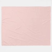 EINFACH STILVOLL MODERN MINIMAL KLASSISCH BLAßROSA FLEECEDECKE (Vorderseite (Horizontal))