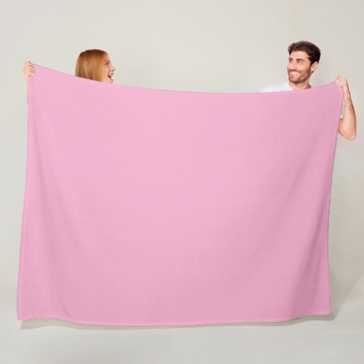 EINFACH STILVOLL MODERN MINIMAL KLASSISCH HELLROSA FLEECEDECKE (Beispiel)