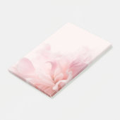 Einfach stilvoll pink floral Botanisch Post-it Klebezettel (angewinkelt)