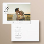 Einfach Stilvolle Save the Date Postkarte mit Foto<br><div class="desc">Diese einfache, stilvolle moderne Foto Hochzeit speichern das Datum Postkarte Vorlage mit Ihren Vornamen und Datum zusammen mit Ihrem Foto auf der Vorderseite. Der Text auf beiden Seiten ist standardmäßig schwarz, aber Sie können ihn ändern, wenn Sie es vorziehen. Auf beiden Seiten wird der Hintergrund als transparent Set, um die...</div>