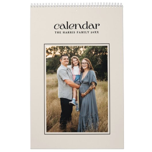 Einfach stilvoller moderner Kalender (Titelbild)