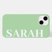 Einfach stilvoller moderner Minimal Case-Mate iPhone Hülle (Rückseite (Horizontal))