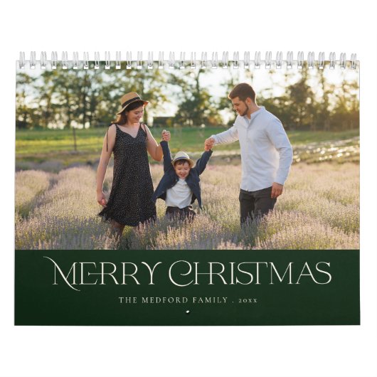 Einfach stilvolles Foto Weihnachten Kalender (Titelbild)