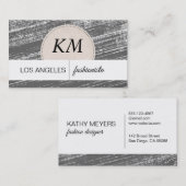 Einfach stilvolles Holz Vintag Visitenkarte (Vorne/Hinten)