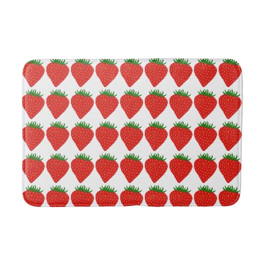 Einfach Strawberry-Badmatten Badematte (Vorderseite)