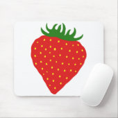 Einfach Strawberry Custom Mousepad (Mit Mouse)