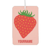 Einfach Strawberry Friseur Autolufterfrischer (Vorderseite)