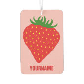 Einfach Strawberry Friseur Autolufterfrischer (Rückseite)