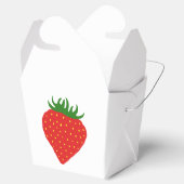 Einfach Strawberry-Gefälligkeitsboxen Geschenkschachtel (Geöffnet)