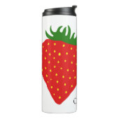 Einfach Strawberry-individuelle Name-Wäscher Thermosbecher (Nach links gedreht)