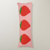 Einfach Strawberry Kissen (Vorderseite Vertikal)