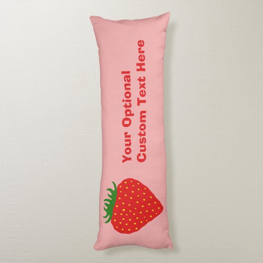 Einfach Strawberry Kissen (Rückseite (Vertikal))