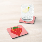 Einfach Strawberry-Untersetzer Untersetzer (Rechte Seite)