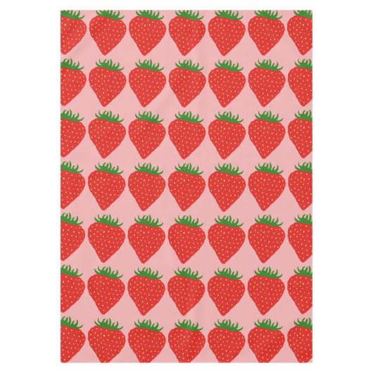 Einfach Strohbeeren-Tischdecken Tischdecke (Vorderseite)