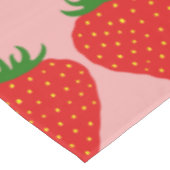 Einfach Strohbeeren-Tischdecken Tischdecke (Schrägansicht)