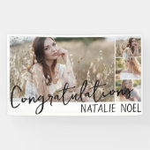 Einfach Stylish Modern Herzlichen Glückwunsch Absc Banner (Horizontal)