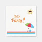 Einfach Summer Paper Napkin Serviette (Vorderseite)