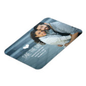 Einfach & süß | FOTO SAVE THE DATE Magnet (Linke Seite)