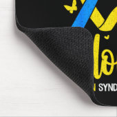 Einfach süße Welt Down-Syndrom-Tag 21. Mousepad (Ecke)