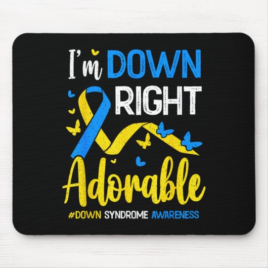 Einfach süße Welt Down-Syndrom-Tag 21. Mousepad (Vorne)