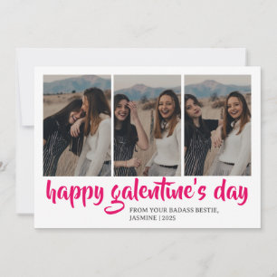 Einfach Süßes Herz Frohen Galentines-Tag beste Fre Feiertagskarte