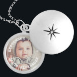 Einfach Sweet Baby Foto Versilberte Kette<br><div class="desc">Schönes personalisiertes Foto-Design perfekt für den Muttertag,  Abschlüsse,  Hochzeiten,  Geburtstage,  und vieles mehr.</div>