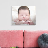 Einfach Sweet Baby Kinderzimmer Wrapped Canvas Art Leinwanddruck (Insitu (Wohnzimmer))