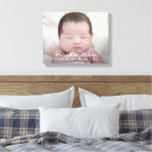 Einfach Sweet Baby Kinderzimmer Wrapped Canvas Art Leinwanddruck (Insitu (Schlafzimmer))