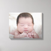 Einfach Sweet Baby Kinderzimmer Wrapped Canvas Art Leinwanddruck (Vorderseite)