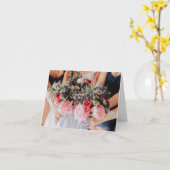 Einfach Sweet Peonies Polterabend Geschenkkarte Karte (Gelbe Blume)