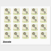 Einfach Sweet Rattle Announcement Sticker (Blatt)